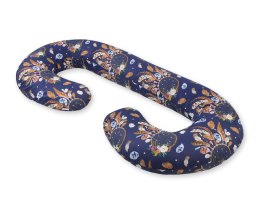 Bobono Poduszka ciążowa typu C dla kobiet w ciąży do spania karmienia + zdejmowana poszewka - łapacze snów