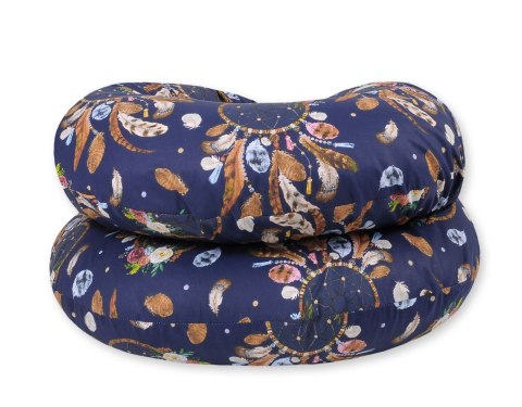 Bobono Poduszka ciążowa typu C dla kobiet w ciąży do spania karmienia + zdejmowana poszewka - łapacze snów