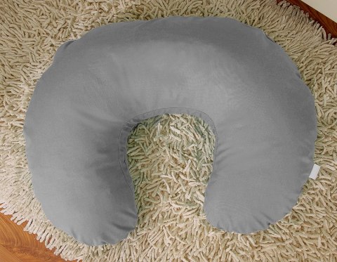 Bobono Poduszka rogal do karmienia fasolka + zdejmowana poszewka - antracyt