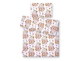 Bobono Pościel dla dzieci 2-częściowa bawełniana 120x90 cm - łapacze snów białe