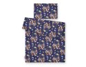 Bobono Pościel dla dzieci 2-częściowa bawełniana 120x90 cm - łapacze snów granatowe