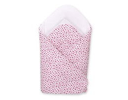 Bobono Rożek dla niemowląt miękki - gwiazdki biało-bordowe