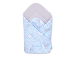 Bobono Rożek dla niemowląt miękki - króliczki niebieskie