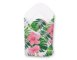 Bobono Rożek dla niemowląt miękki - kwiaty tropikalne