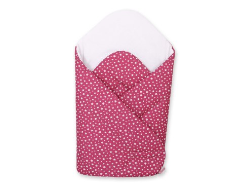 Bobono Rożek dla niemowląt usztywniany - - gwiazdki bordowe