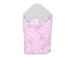 Bobono Rożek dla niemowląt usztywniany - króliczki różowe