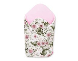 Bobono Rożek dla niemowląt usztywniany - peonie różowe