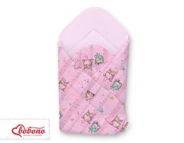 Bobono Rożek miękki - sówki różowo-miętowe/różowy