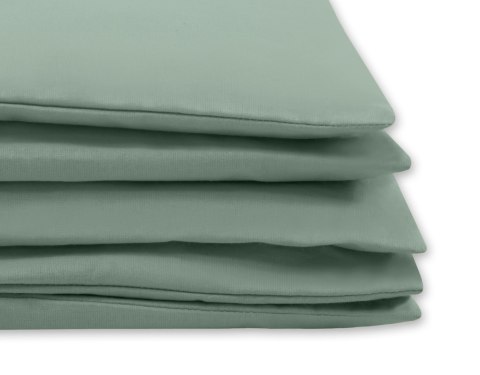 My Sweet Baby Bawełniana pościel dla dzieci 2-częściowa poszewki na poduszkę 60x40 i na kołderkę 120x90 - szałwia