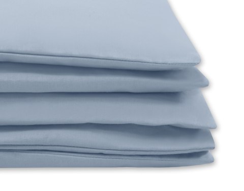 My Sweet Baby Bawełniana pościel dla dzieci 2-częściowa poszewki na poduszkę i na kołderkę 120x90 brudny niebieski