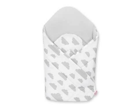 My Sweet Baby Rożek dla niemowląt usztywniany - chmurki szare/szary