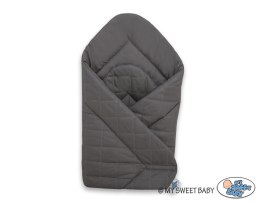 My Sweet Baby Rożek miękki pikowany - antracyt