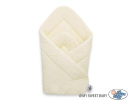 My Sweet Baby Rożek miękki pikowany - kremowy