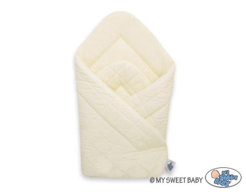 My Sweet Baby Rożek miękki pikowany - kremowy