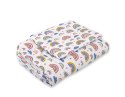 Bobono Komplet pościeli dla niemowląt z wypełnieniem 2-cz 75x100cm NEWBORN - tęcza