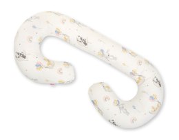 Bobono Poduszka ciążowa typu C dla kobiet w ciąży do spania karmienia + zdejmowana poszewka - baloniki