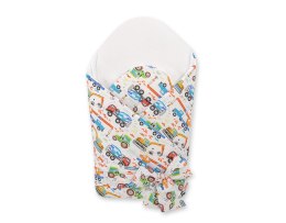 Bobono Rożek dla niemowląt z wiązaniem 2w1 usztywniany i miękki - plac budowy