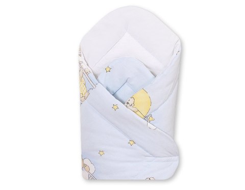 Bobono Rożek miękki - Misie na drabinkach niebieskie