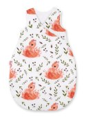 Bobono Śpiworek dla dzieci bawełniany M 3-12 mcy TOG 2.5 całoroczny ocieplany - wiewiórki białe