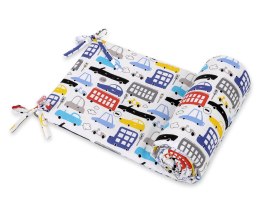 Bobono Uniwersalny ochraniacz do łóżeczka - autka kolorowe