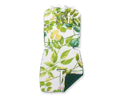 Bobono Wkładka do wózka BOBONO minky - eukaliptus/zielone