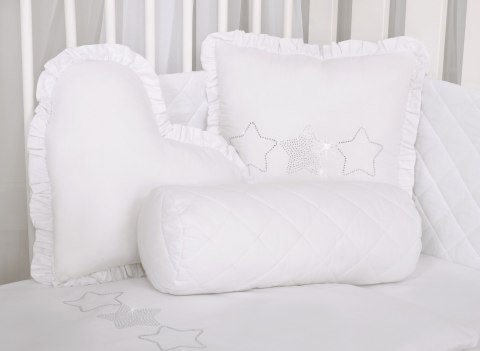 My Sweet Baby Dekoracyjna poduszka serce - biały