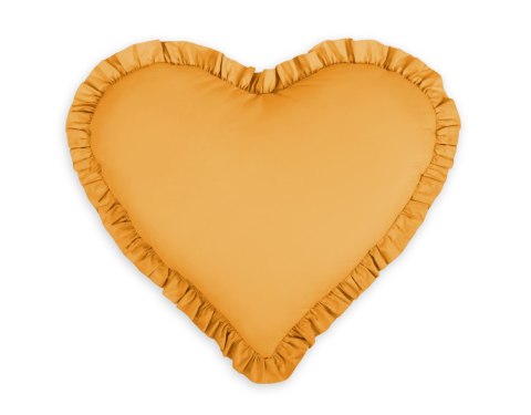 My Sweet Baby Dekoracyjna poduszka serce - musztardowy