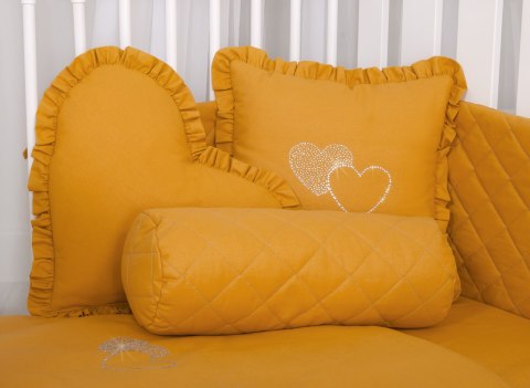 My Sweet Baby Dekoracyjna poduszka wałek - musztardowy