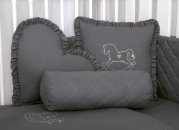 My Sweet Baby Dekoracyjna poduszka z aplikacją - antracyt