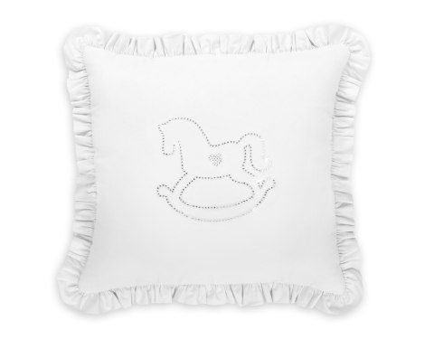 My Sweet Baby Dekoracyjna poduszka z aplikacją - biały