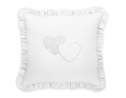 My Sweet Baby Dekoracyjna poduszka z aplikacją - biały