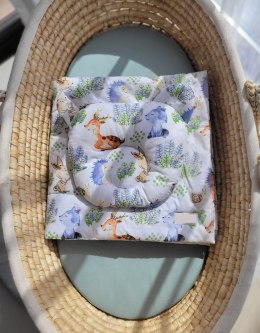 My Sweet Baby Kołderka z wypełnieniem i poduszka profilowana Miś - zestaw 2cz. - leśna przygoda