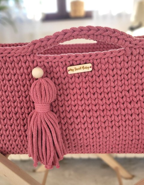 My Sweet Baby Kosz Mojżesza BOHO Handmade ze stojakiem - blossom