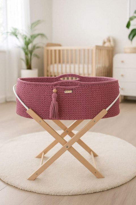 My Sweet Baby Kosz Mojżesza BOHO Handmade ze stojakiem - blossom