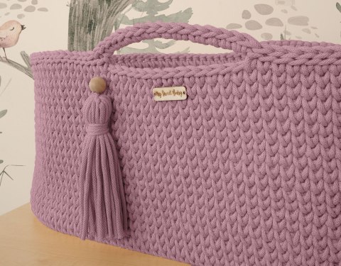 My Sweet Baby Kosz Mojżesza BOHO Handmade ze stojakiem - lawenda