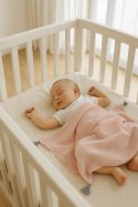 My Sweet Baby Muślinowy kocyk dla niemowląt z chwostami - brudny róż