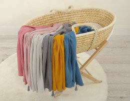 My Sweet Baby Muślinowy kocyk dla niemowląt z chwostami - róż retro