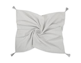 My Sweet Baby Muślinowy kocyk dla niemowląt z chwostami - szary