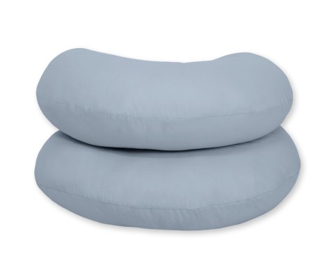 My Sweet Baby Poduszka ciążowa typu C dla kobiet w ciąży do spania karmienia+ zdejmowana poszewka brudny niebieski