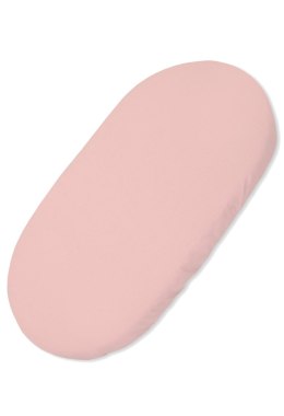 My Sweet Baby Prześcieradło bawełniane do kosza Mojżesza Boho wózka gondoli 75x35 cm - brudny róż