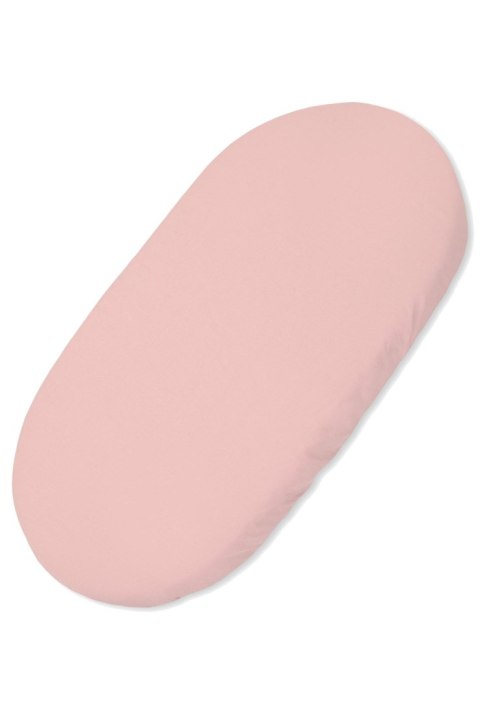 My Sweet Baby Prześcieradło bawełniane do kosza Mojżesza Boho wózka gondoli 75x35 cm - brudny róż