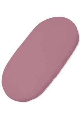 My Sweet Baby Prześcieradło bawełniane do kosza Mojżesza Boho wózka gondoli 75x35 cm - róż retro