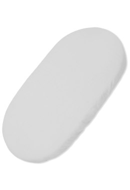 My Sweet Baby Prześcieradło bawełniane do kosza Mojżesza Boho wózka gondoli 75x35 cm - szare