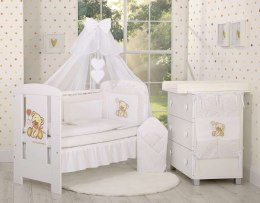 My Sweet Baby Rożek miękki - Miś z kokardką biały