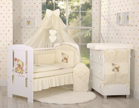 My Sweet Baby Rożek miękki - Miś z kokardką brązowy