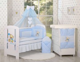 My Sweet Baby Rożek miękki - Miś z kokardką niebieski