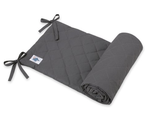 My Sweet Baby Uniwersalny pikowany ochraniacz do łóżeczka - antracyt