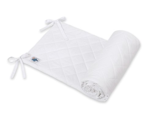 My Sweet Baby Uniwersalny pikowany ochraniacz do łóżeczka - biały