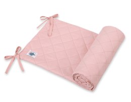 My Sweet Baby Uniwersalny pikowany ochraniacz do łóżeczka - brudny róż