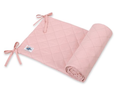 My Sweet Baby Uniwersalny pikowany ochraniacz do łóżeczka - brudny róż